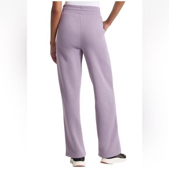 Puma Women's Plush Lounge Pants Drawstring Waist Purple XXL Relaxed Fit - Picture 2 of 7